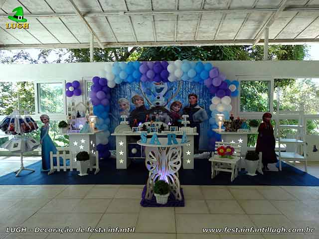 Decoração infantil tema Frozen - Provençal luxo