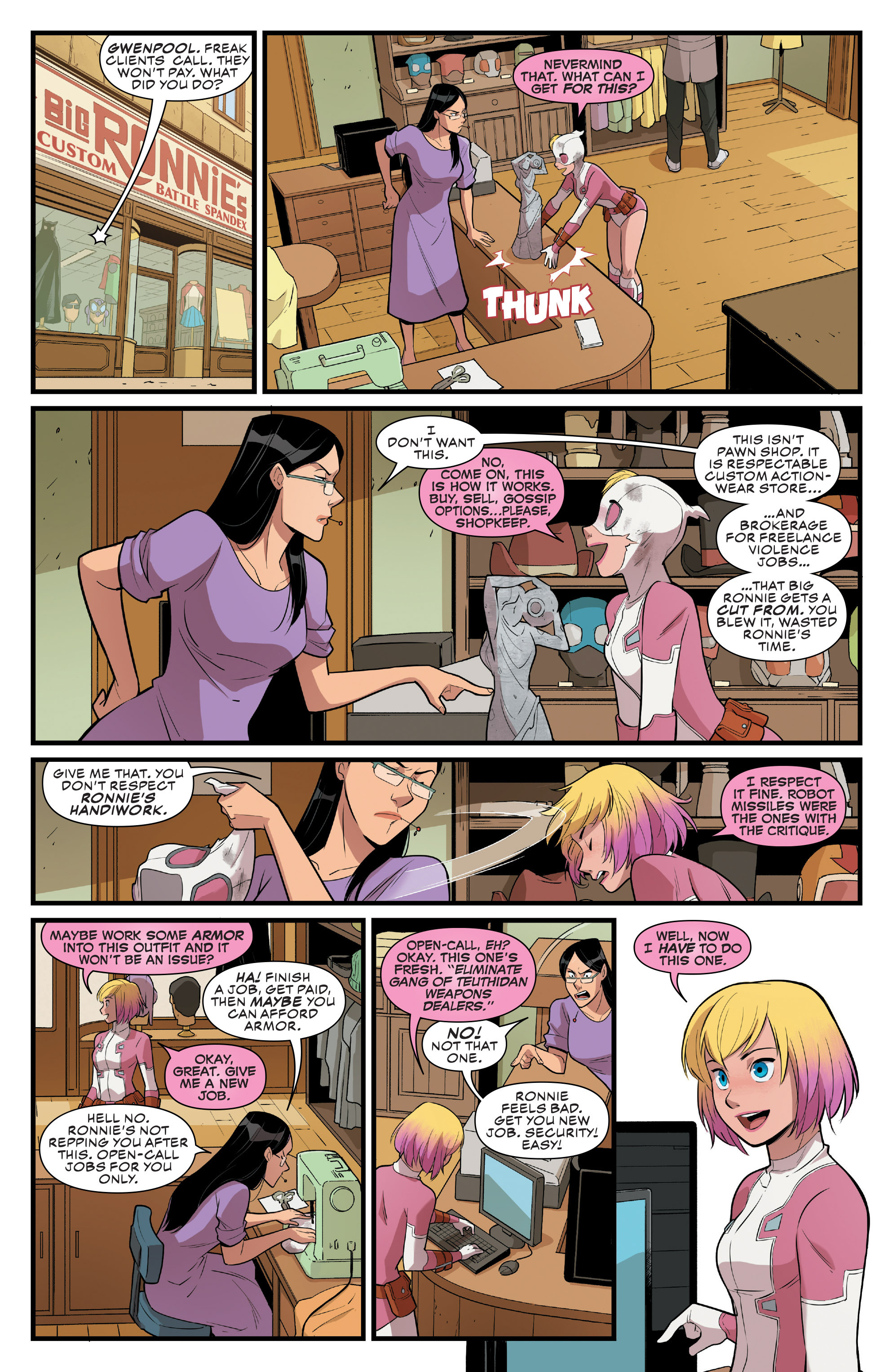 Read online The Unbelievable Gwenpool comic -  Issue #1 - 22