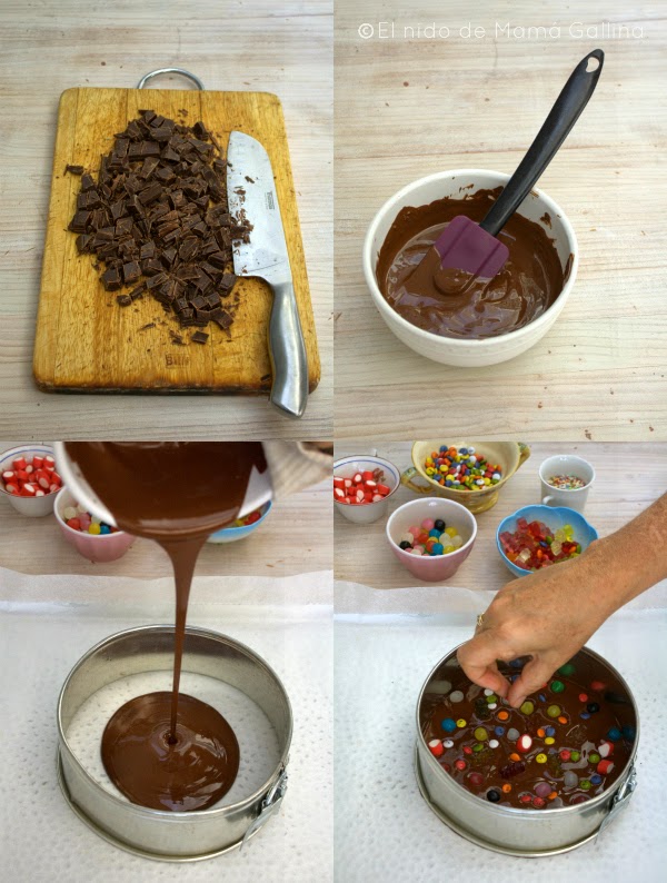 jellies chocolate pizza