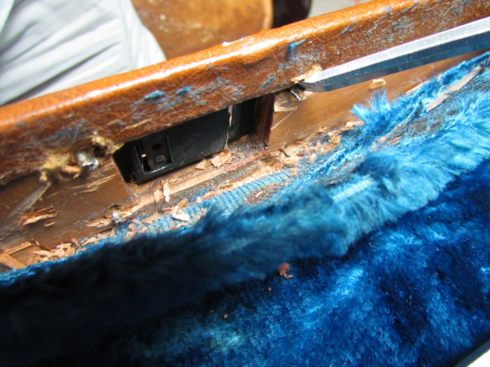 Replacing Old Guitar Case Latches Crawls Backward (When Alarmed)