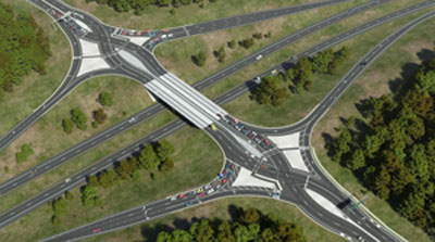 interchange diamond interchanges diverging types engineering unusual finished dec should above backed fort lucke highway adam wcnc intersections public wfae