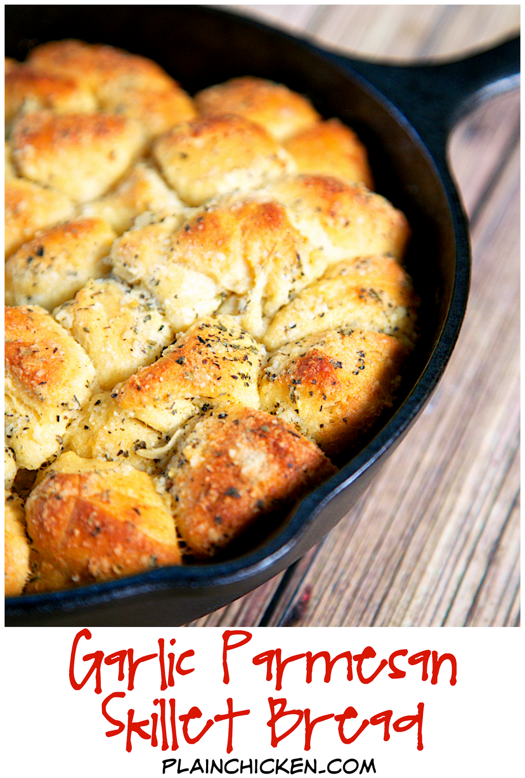 Garlic Parmesan Skillet Bread Plain Chicken®