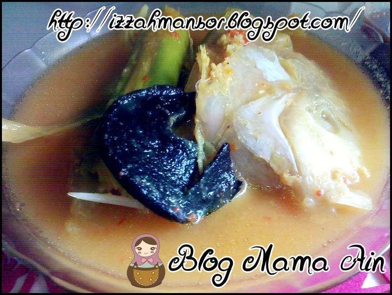 Blog Mama Ain dan Adeeb: Gulai tempoyak ikan talapia merah