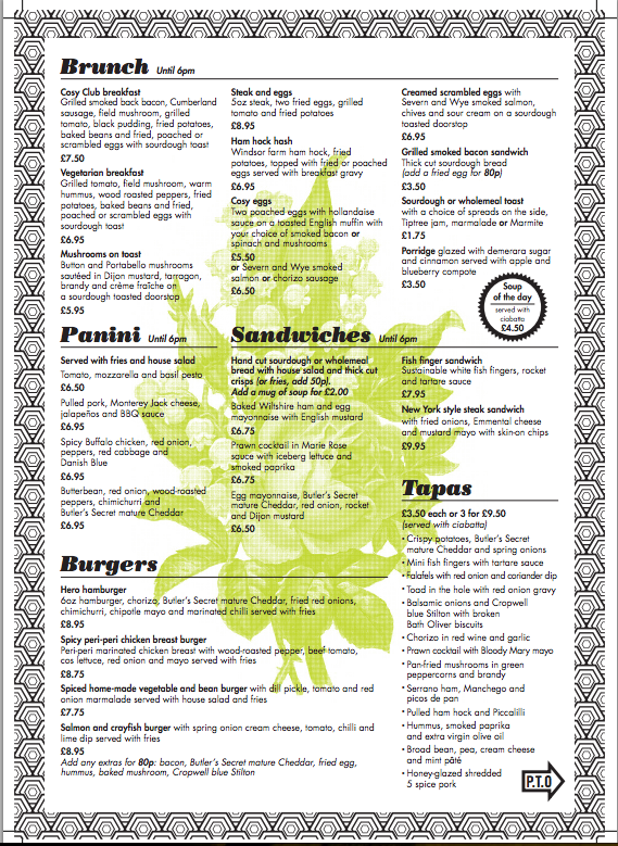 Rachel in Wales Cosy Club Cardiff Restaurant Review (or Best Brunch