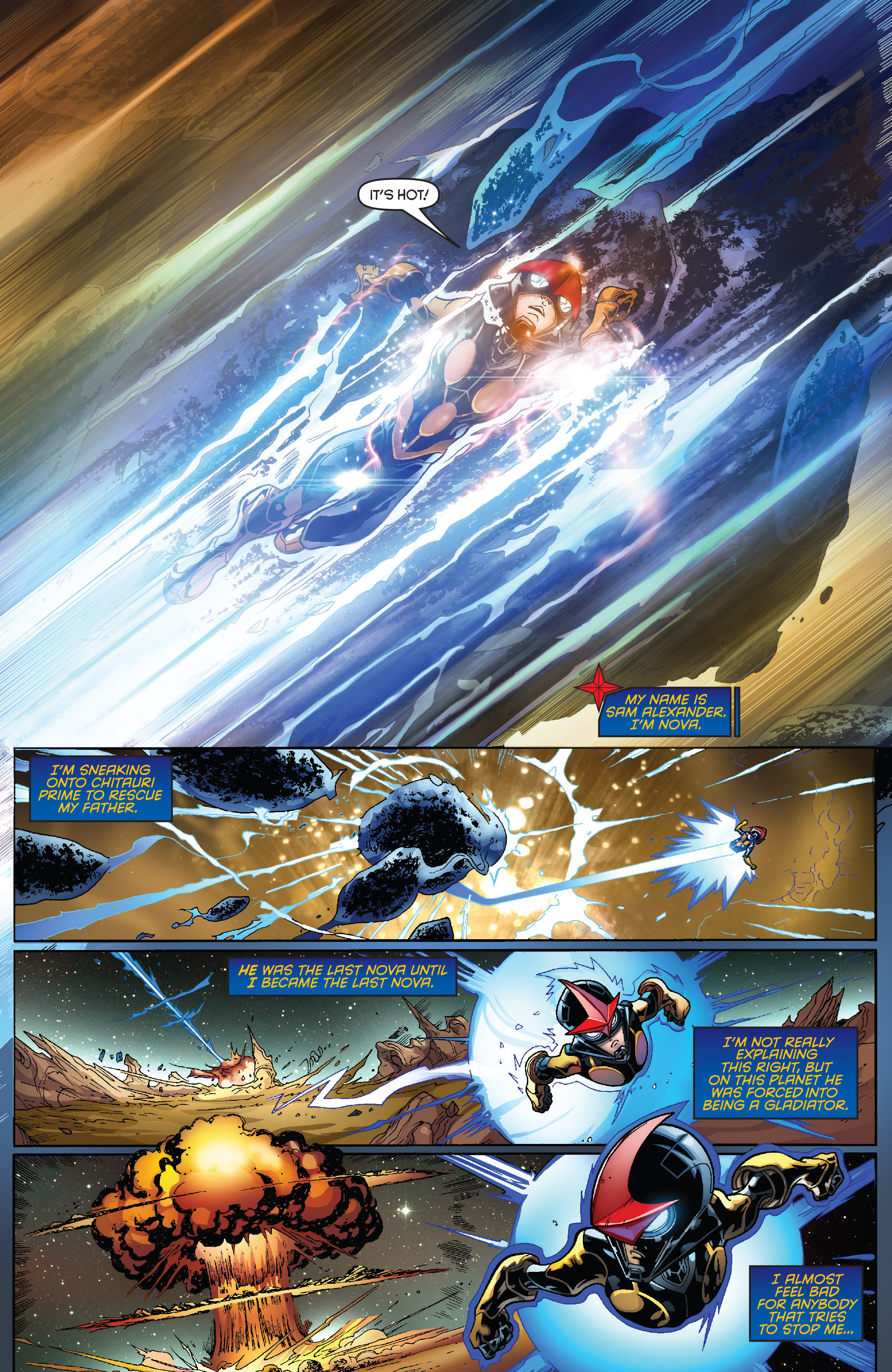 Read online Nova (2013) comic -  Issue #21 - 6