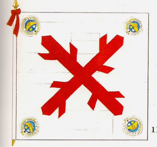 Bandera del Batallón de Infantería de Voluntarios Distinguidos de la Concordia (Perú)