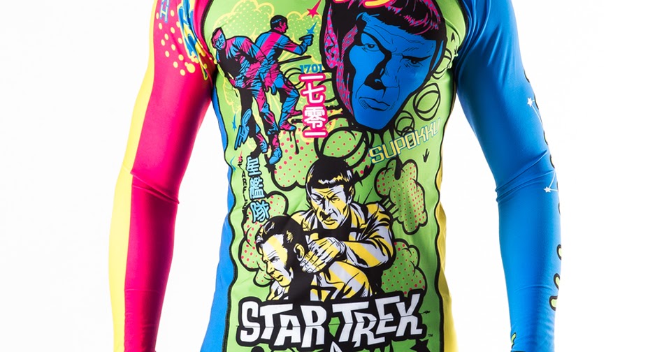 Fusion Fight Gear Star Trek The Next Generation Red/ Command BJJ Rash