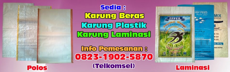 Jual Karung Plastik Murah, Karung Beras Laminasi, Karung Plastik Surabaya, Jual Karung Beras Murah