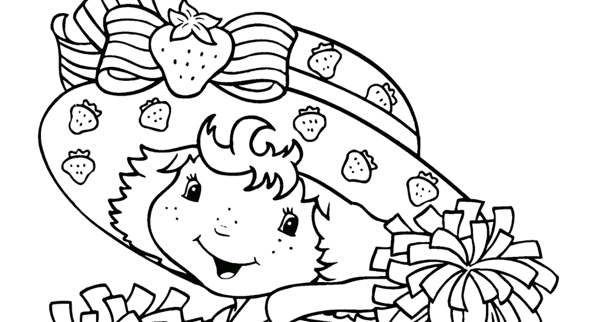 docinho de morango desenho para colorir indagação