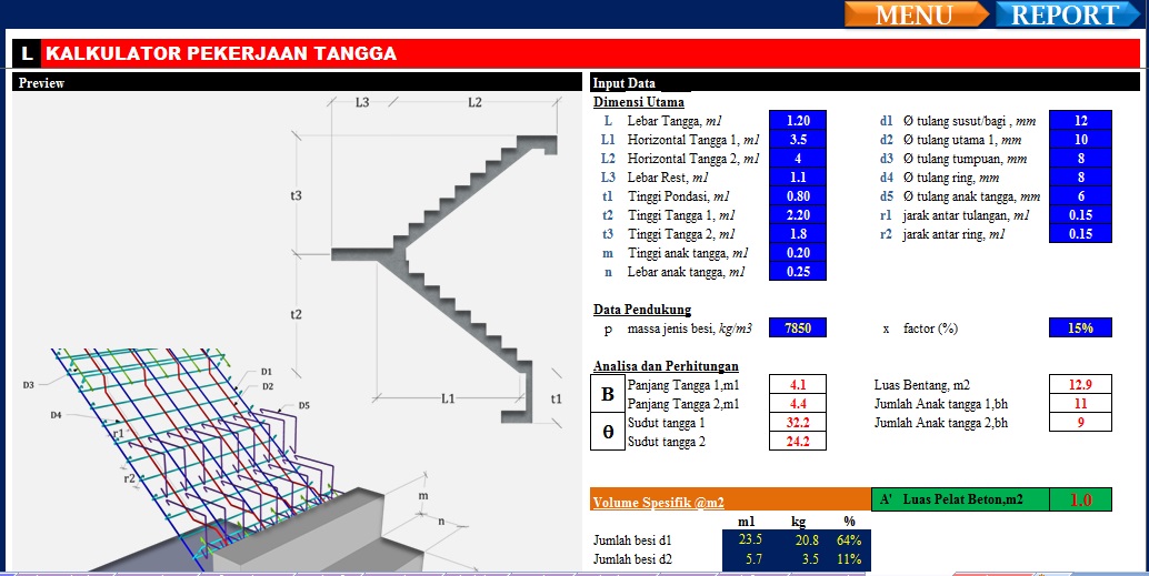 Aplikasi Hitung Hitung Volume Pekerjaan Calcupro Basic Mitra Arsitek Official Website