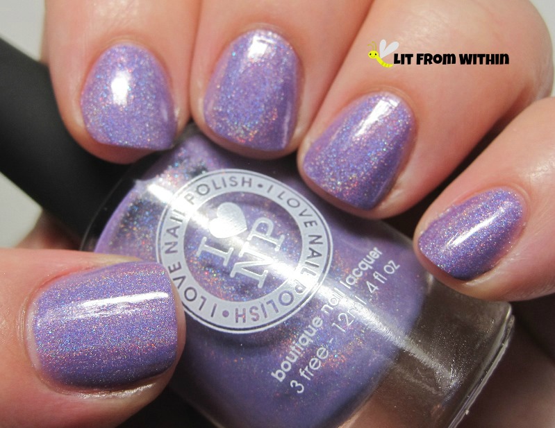 I Love Nail Polish Charmingly Purple, a gorgeous light purple holo