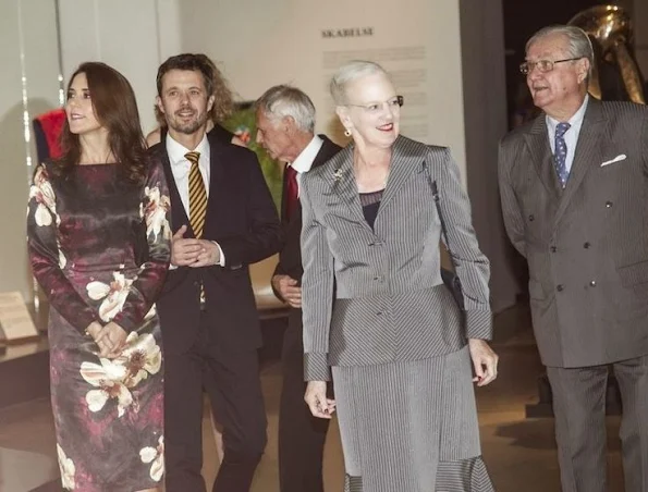 Crown Prince Frederik and Crown Princess Mary attended the opening of the exhibition of Pas De Deux