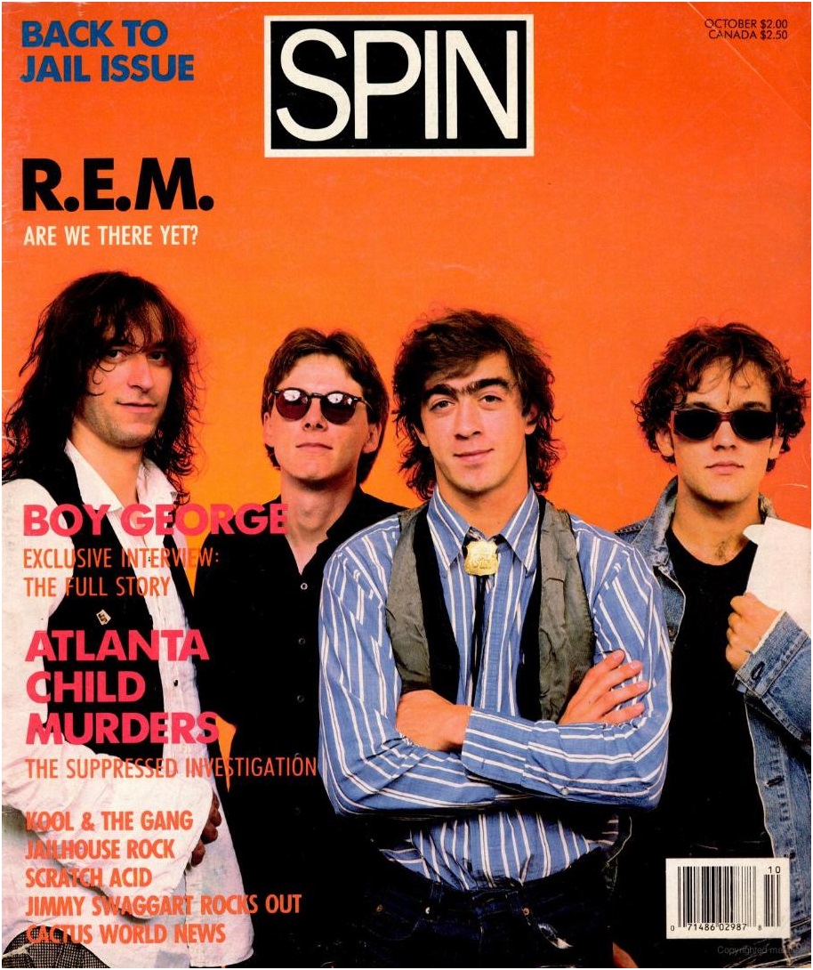 Top Of The Pop Culture 80s REM Spin Magazine Interview 1986