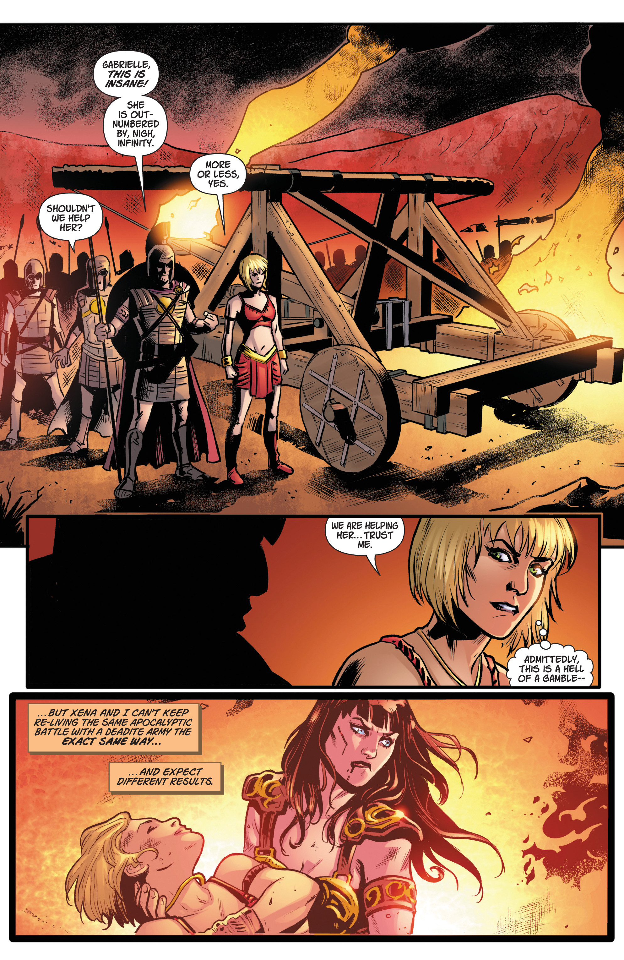 Read online Army Of Darkness/Xena: Forever…And A Day comic -  Issue #5 - 5