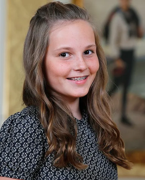 Crown Princess Mette-Marit her daughter Princess Ingrid-Alexandra celebrates 13th birthday