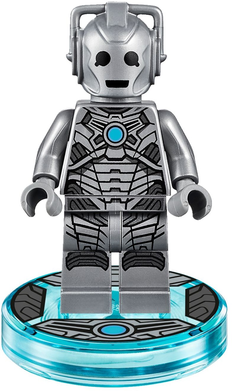 LEGO DIM014 Dimensions Dr. Who CYBERMAN Minifigure w/ Toy Tag Base