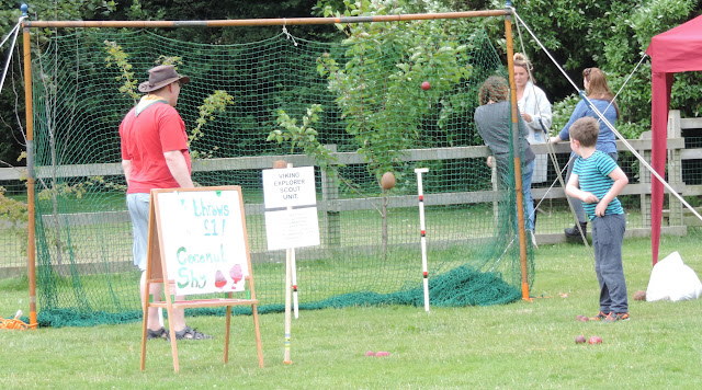 coconut shy stall run by 5th portsmouth scout group milton st james fair