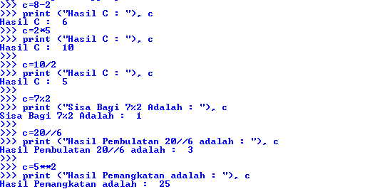 MESITA IT: BELAJAR PYTHON