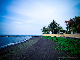 Peaceful Natural Beach View At The Front Of Villa At Umeanyar Village, North Bali, Indonesia