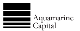 Aquamarine Capital, Guy Spier, logo