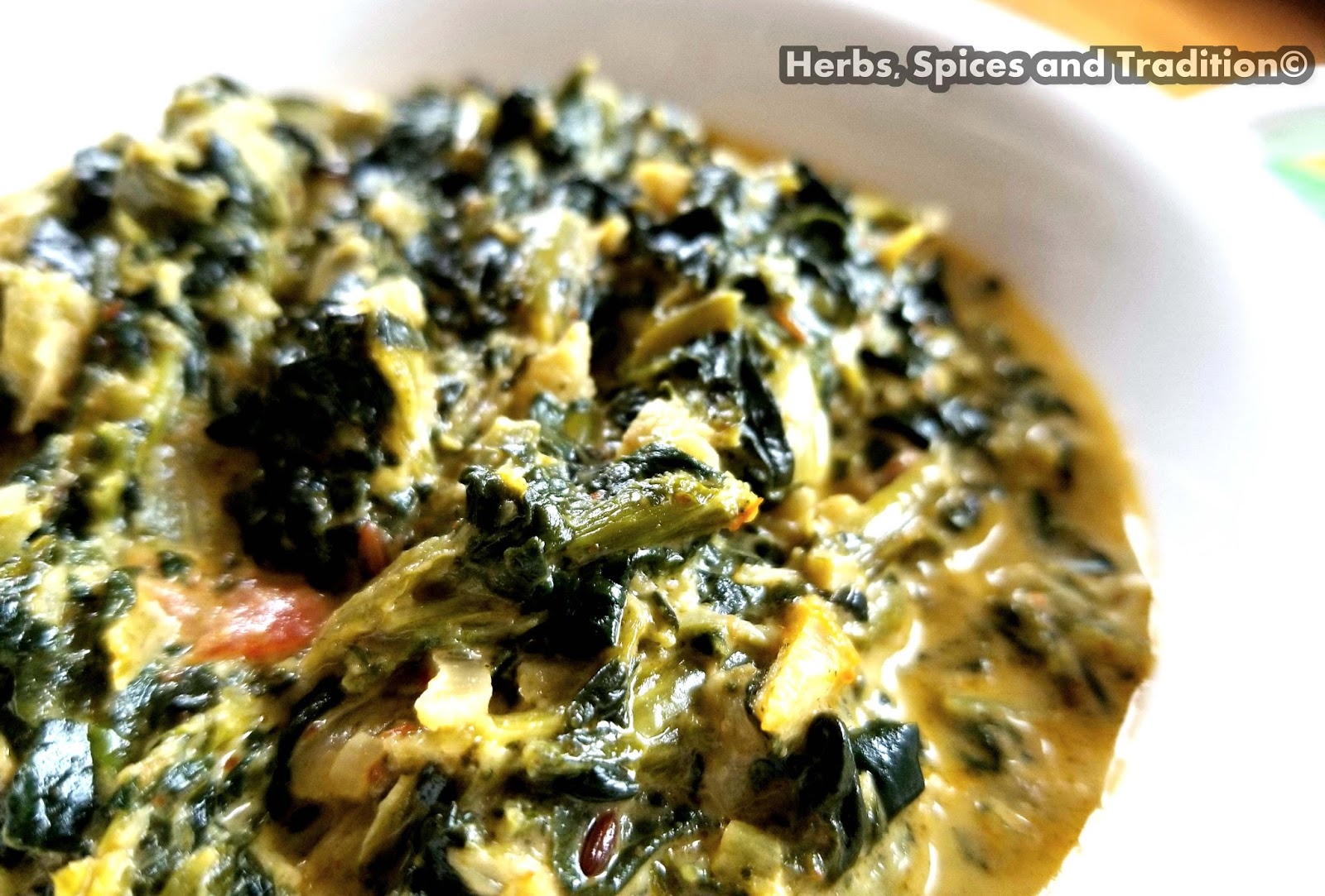 Herbs, Spices and Tradition CREAMY SPINACH CURRY