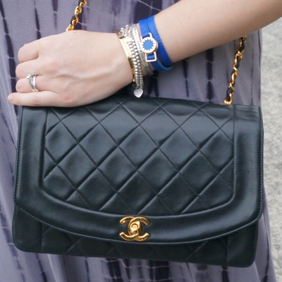 AwayFromTheBlue | Chanel vintage quilted lambskin flap bag