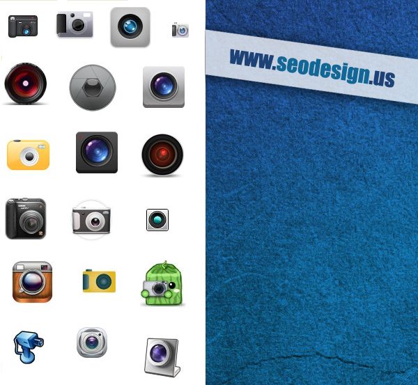 50 Free Camera Lens Icons Set Download