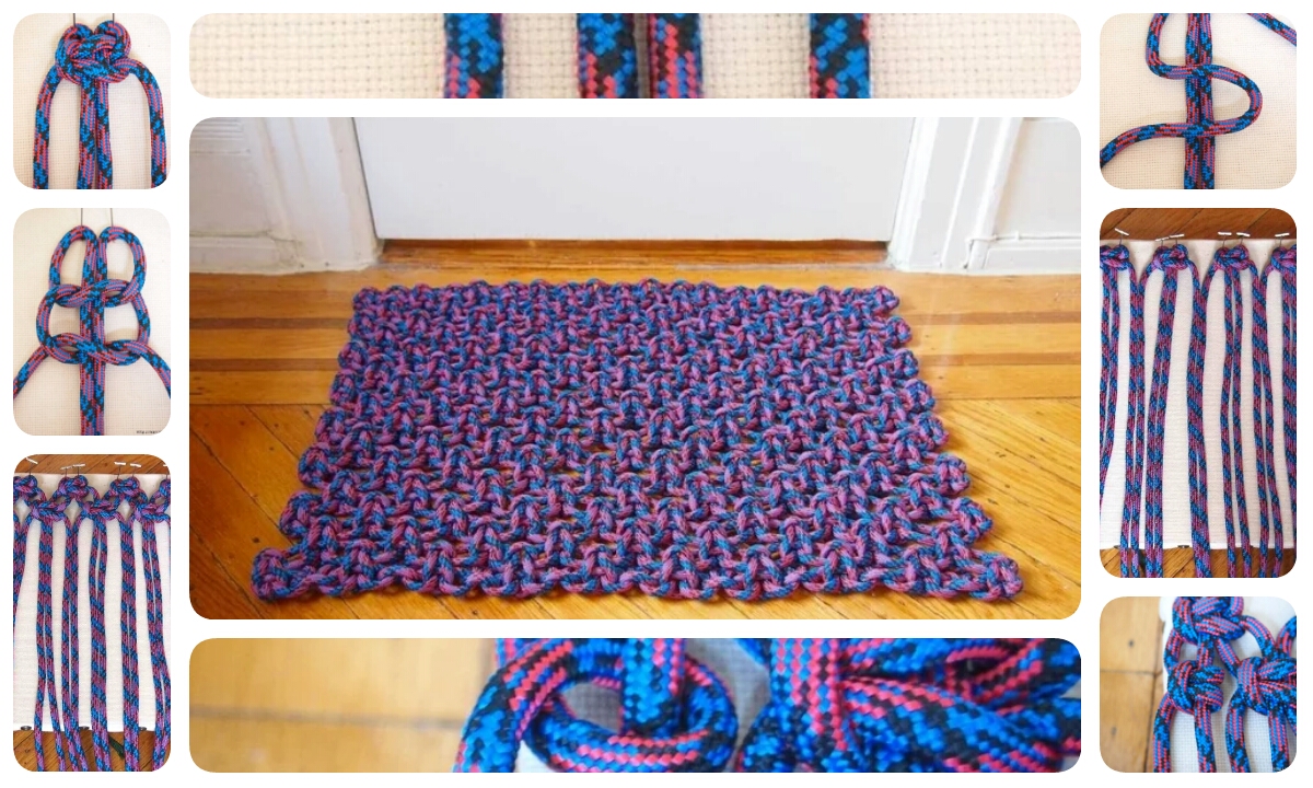 How to make rope rugs Crazzy Craft