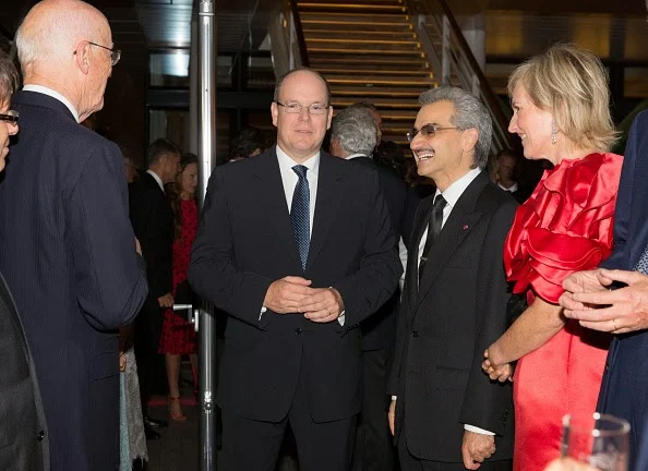 Prince Guillaume of Luxemburg, Princess Astrid of Belgium, Prince Albert II de Monaco, Princess Sibilla of Luxemburg, Prince Lorenz of Belgium, Mrs Dariga Nazarbayeva, Mrs Ornella Pessina and Prince Alwaleed bin Talal bin Abdulaziz al Saud