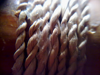 rope on bamboo