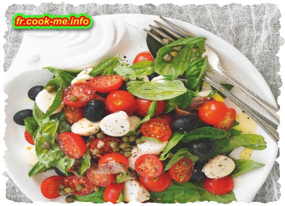 Salade aux anchois Salade aux anchois