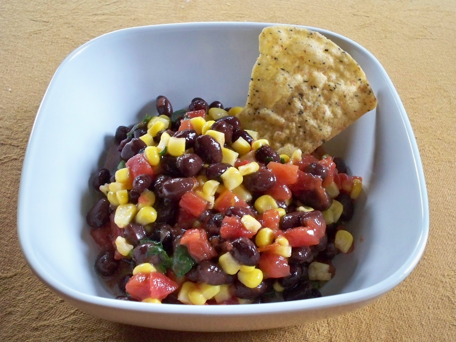 Kickin It in the Kitch Black Bean and Corn Dip