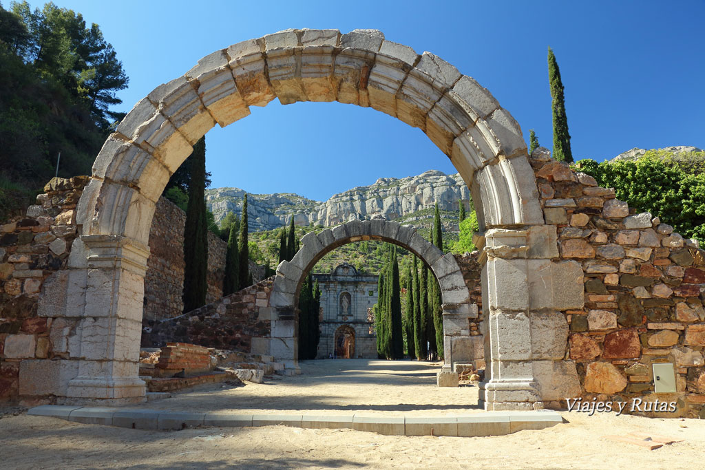 Arco de entrada a la Cartuja de Escaladei, Tarragona