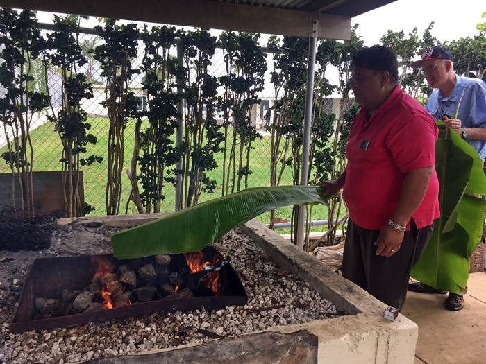 Thomsons In Tonga: Tongan Cooking with Elder/Sister Olive