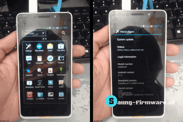 Custom Rom Xperia Z Andromax U Dual GSM SAUNGFIRMWARE