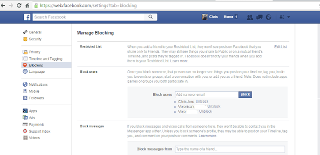 Unblock Someone On Facebook