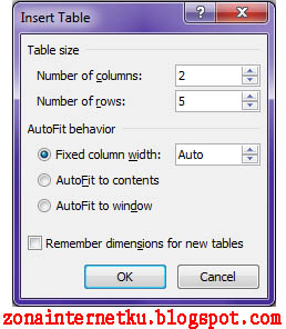 Insert Tabel Toolbar Dі Microsoft Word 2007