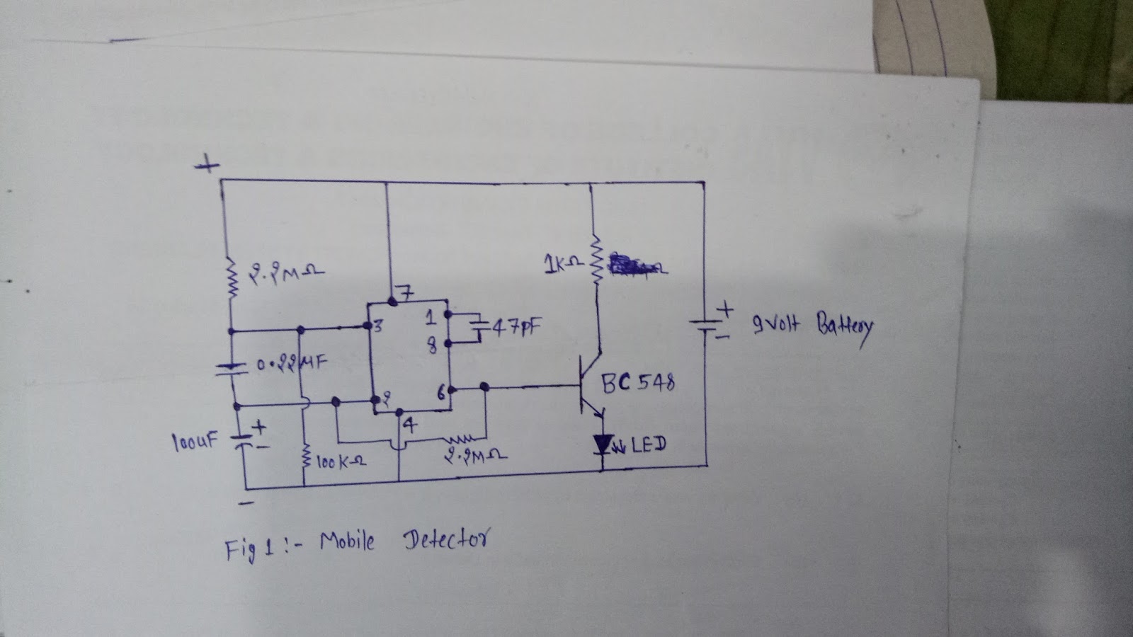 Billion : How to make a mobile phone detector