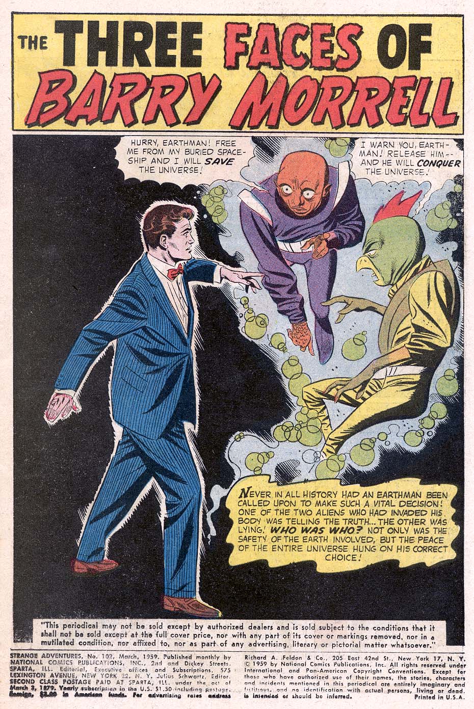 Read online Strange Adventures (1950) comic -  Issue #102 - 3