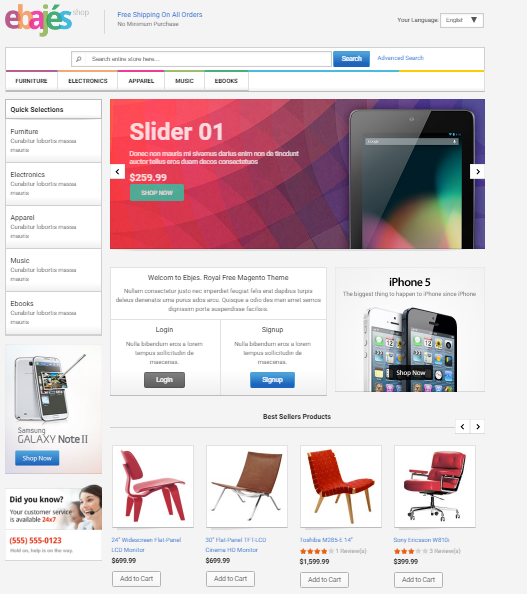 17+ Best FREE Magento themes Responsive 2018 for Magento 1 & 2