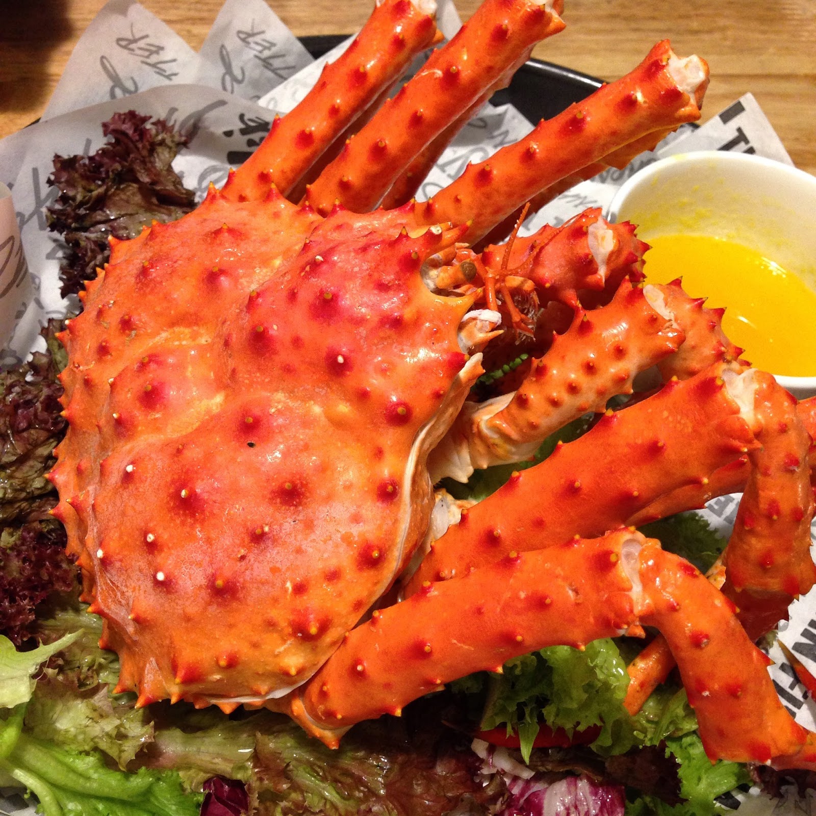 Just Another Ordinary Miracle King Crab at Manhattan Fish Market