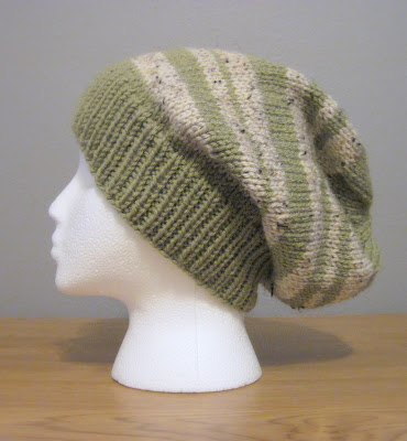 Bella's Slouchy Striped Hat from Eclipse - In the Hammock Vintage Style