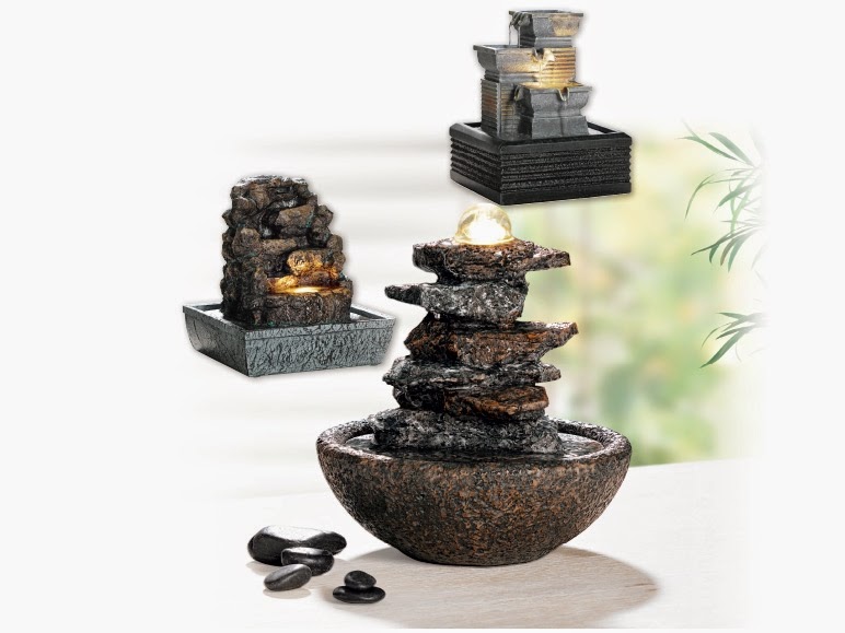 Melinera Indoor Fountain with LED Light Lidl Opinions Products