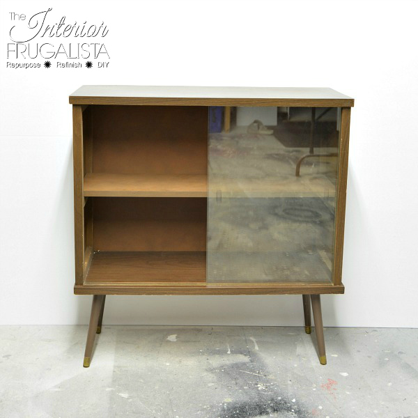 Mid Century Modern Bookshelf Turned, How To Build A Glass Door Bookcase