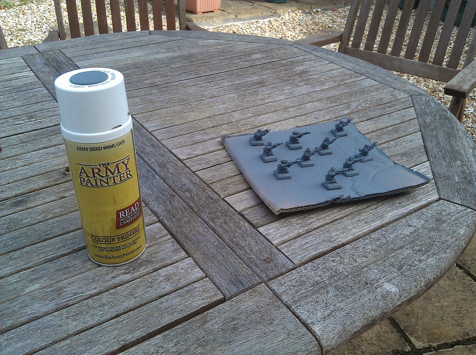 Warhammer Dwarf Blog Spray paint undercoat Blog of Grudges