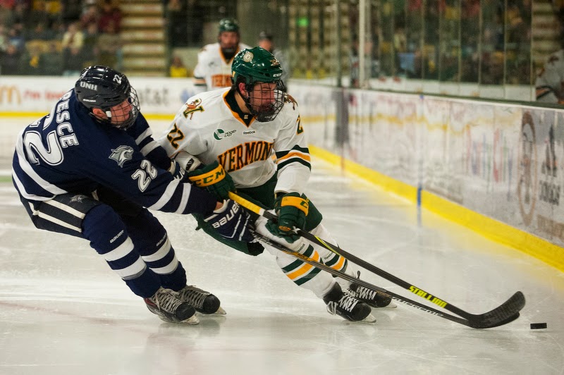 Brian Jenkins Photography New Hampshire vs. Vermont Men's Hockey 02/06/15 Vermont Editorial