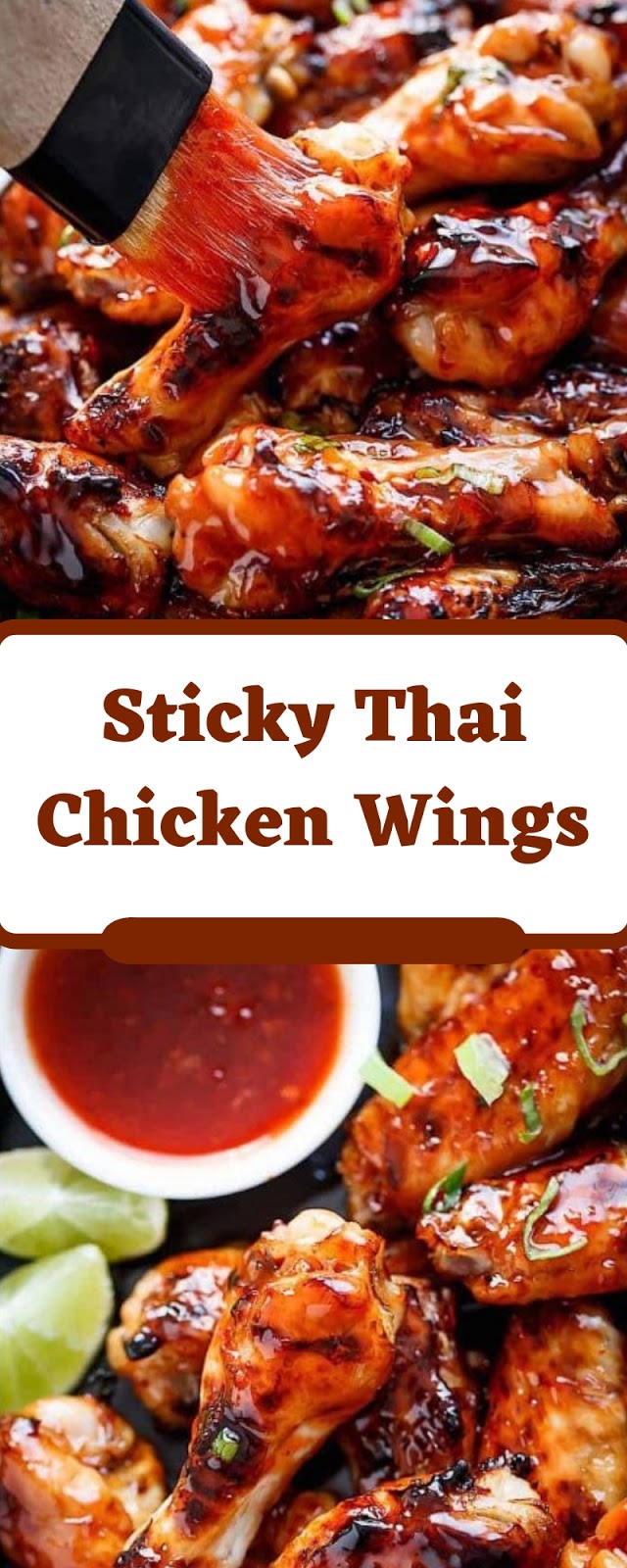 Sticky Thai Chicken Wings Sticky Thai Chicken Wings