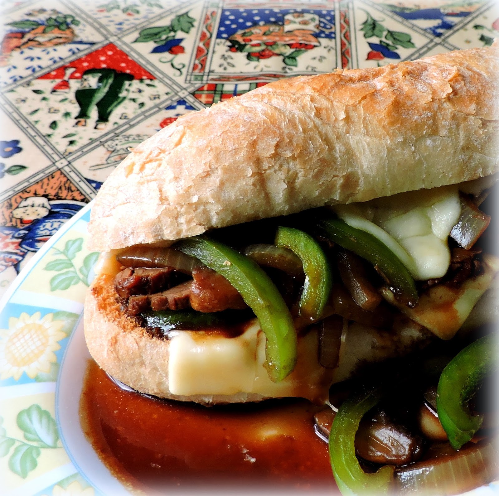 The English Kitchen Quick & Easy Cheese Steak Sandwiches