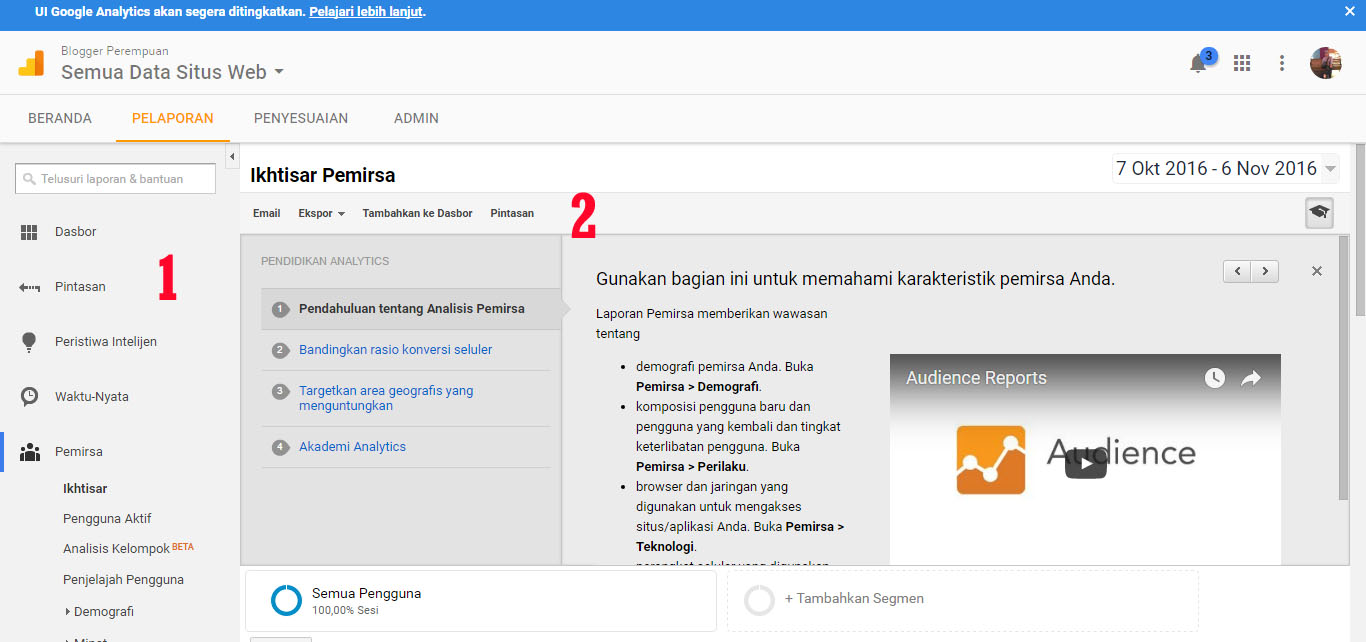 Cara Menggunakan Google Analytics Untuk Blog | Nunu Amir Blog