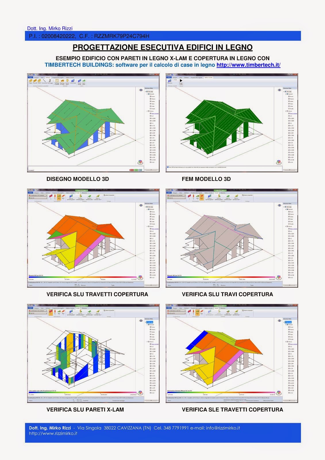 Esempio progettazione esecutiva edifici in legno